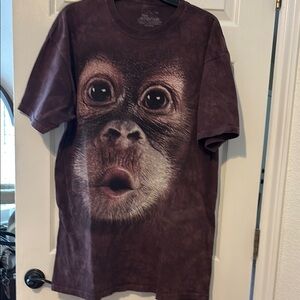 The Mountain Brown Primate Face Tee
